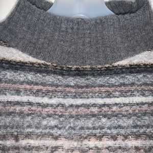 Wool Knit Cowl Neck Sweater